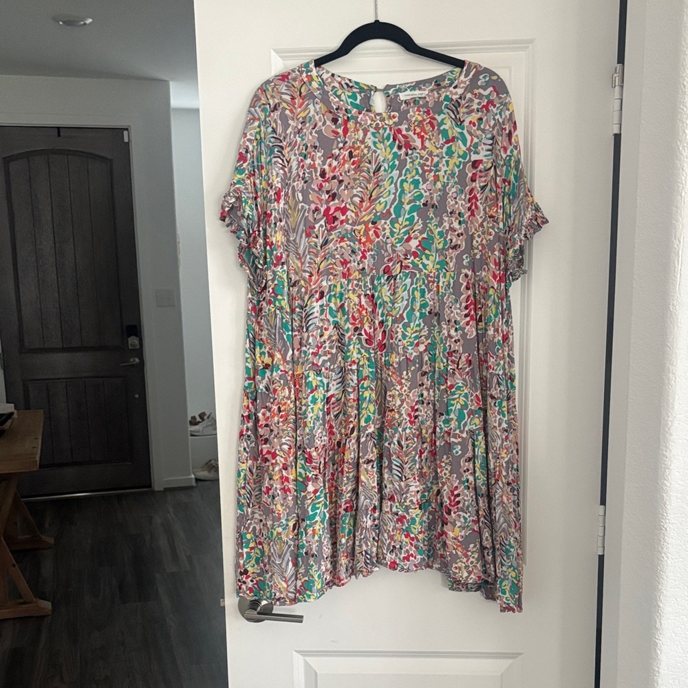 Chic Soul Multicolor Floral Mini Dress